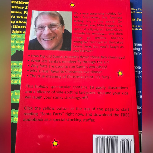 Bundle of 3 Kids Books J.B. O'Neil Santa Farts - Picture 4 of 4